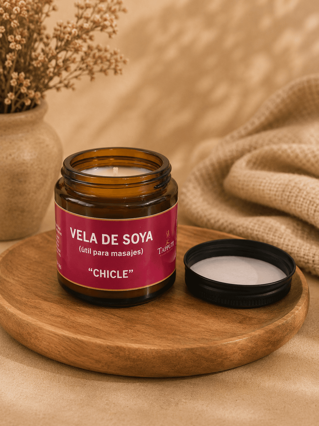 Velas de soya (Útiles para masajes)
