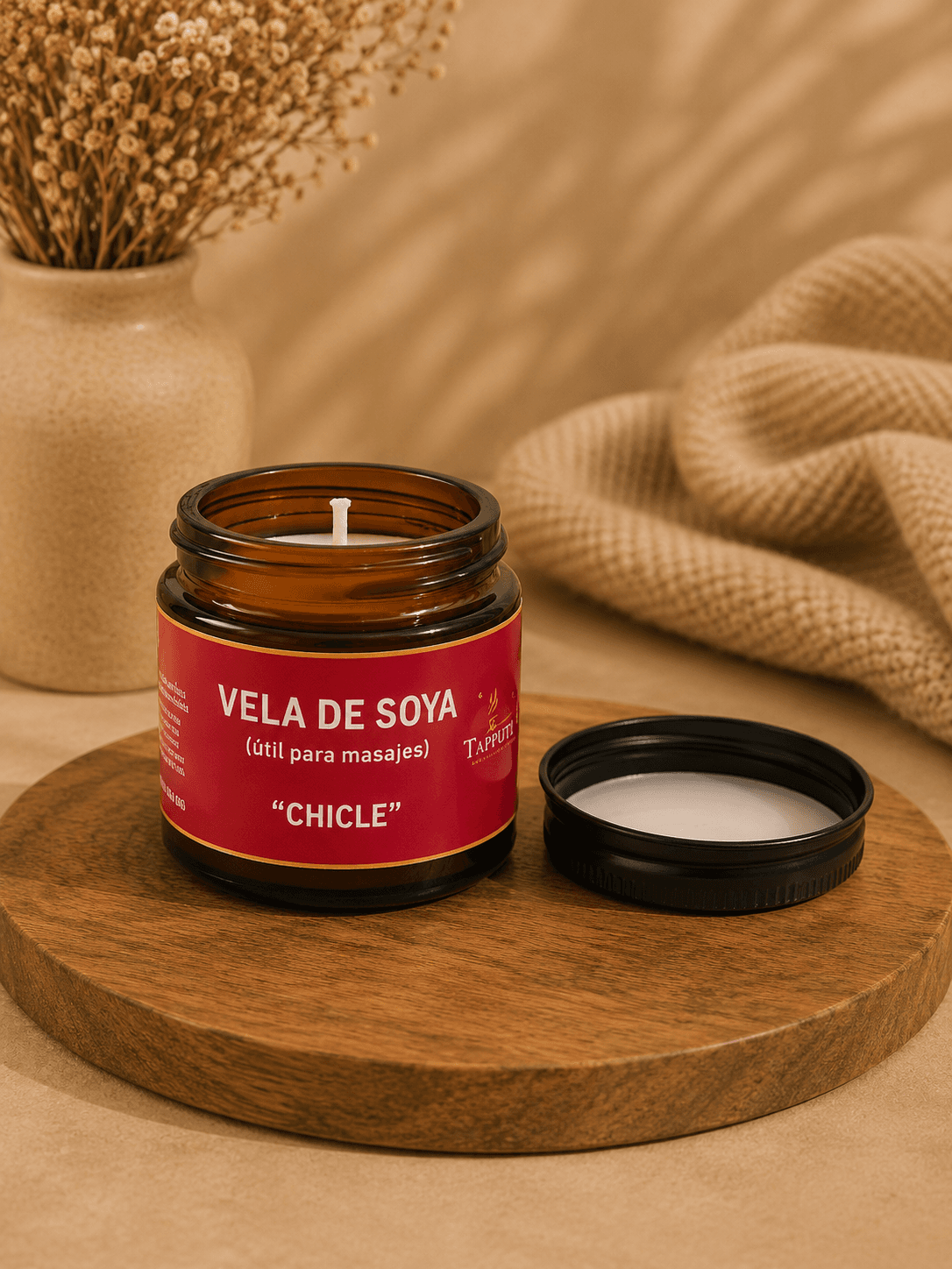 Velas de soya (Útiles para masajes)