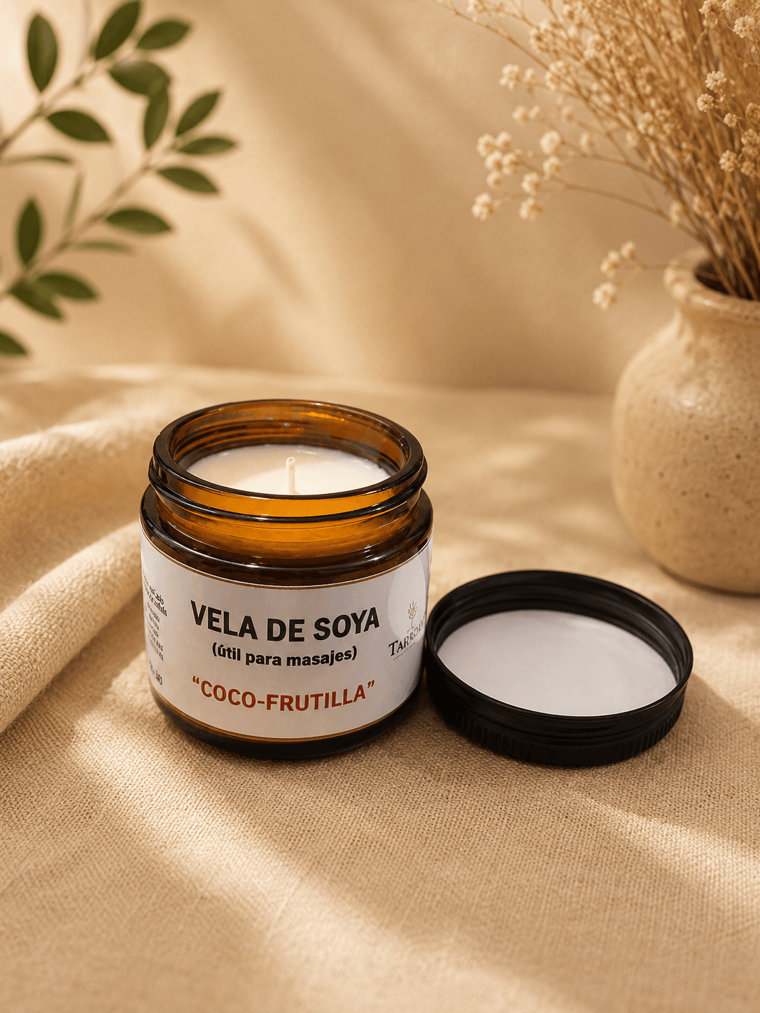 Velas de soya (Útiles para masajes)