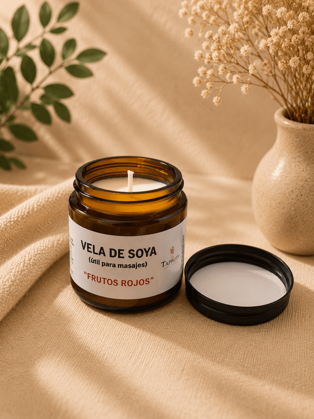 Velas de soya (Útiles para masajes)