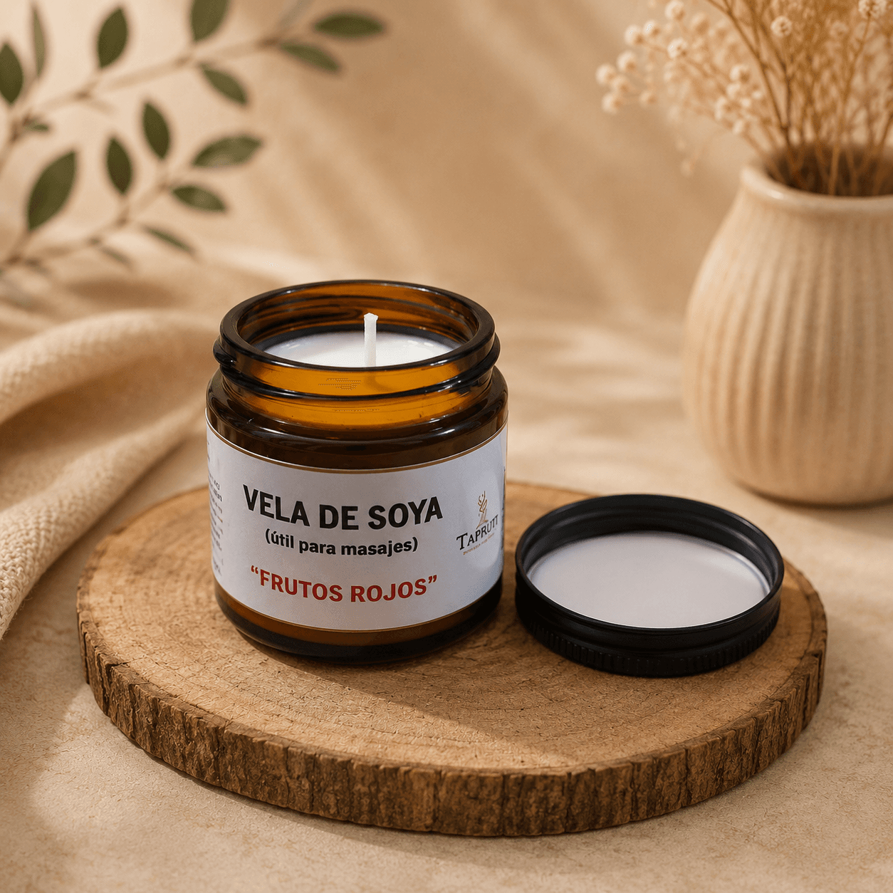 Velas de soya (Útiles para masajes)