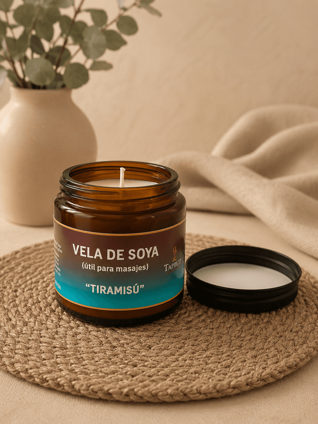 Velas de soya (Útiles para masajes)