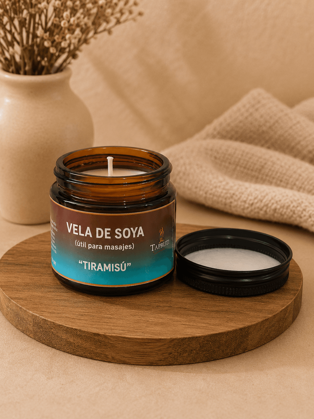 Velas de soya (Útiles para masajes)